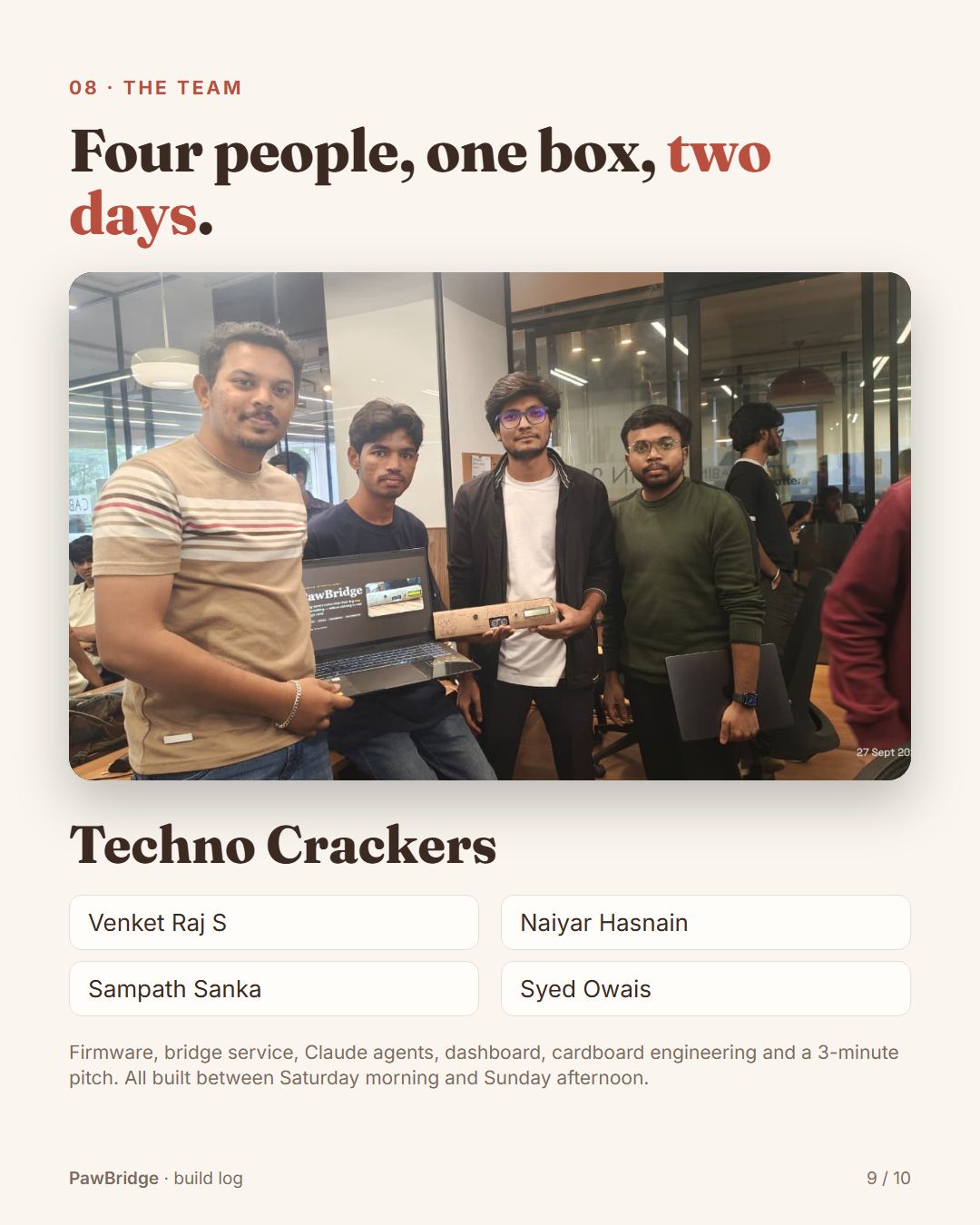 The team: Techno Crackers