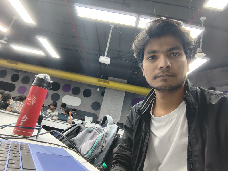 Building at the hackathon hall