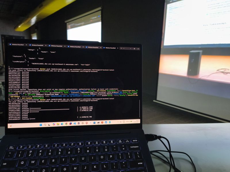 Pushing the ResQGrid backend Docker image to Amazon ECR